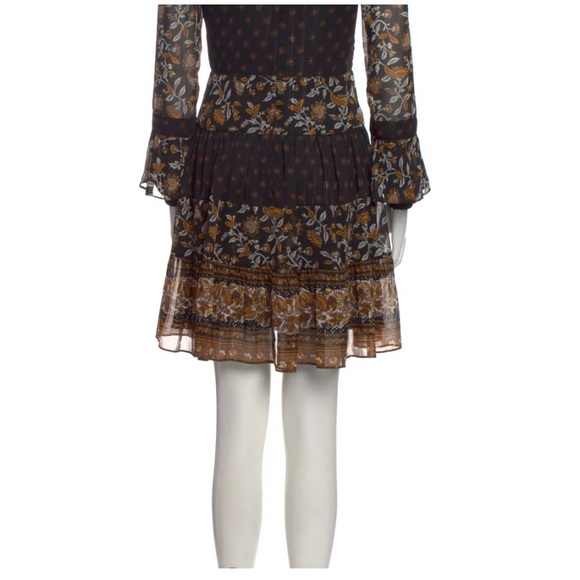Michael Kors Fall Paisley Dress XS - Picture 3 of 7